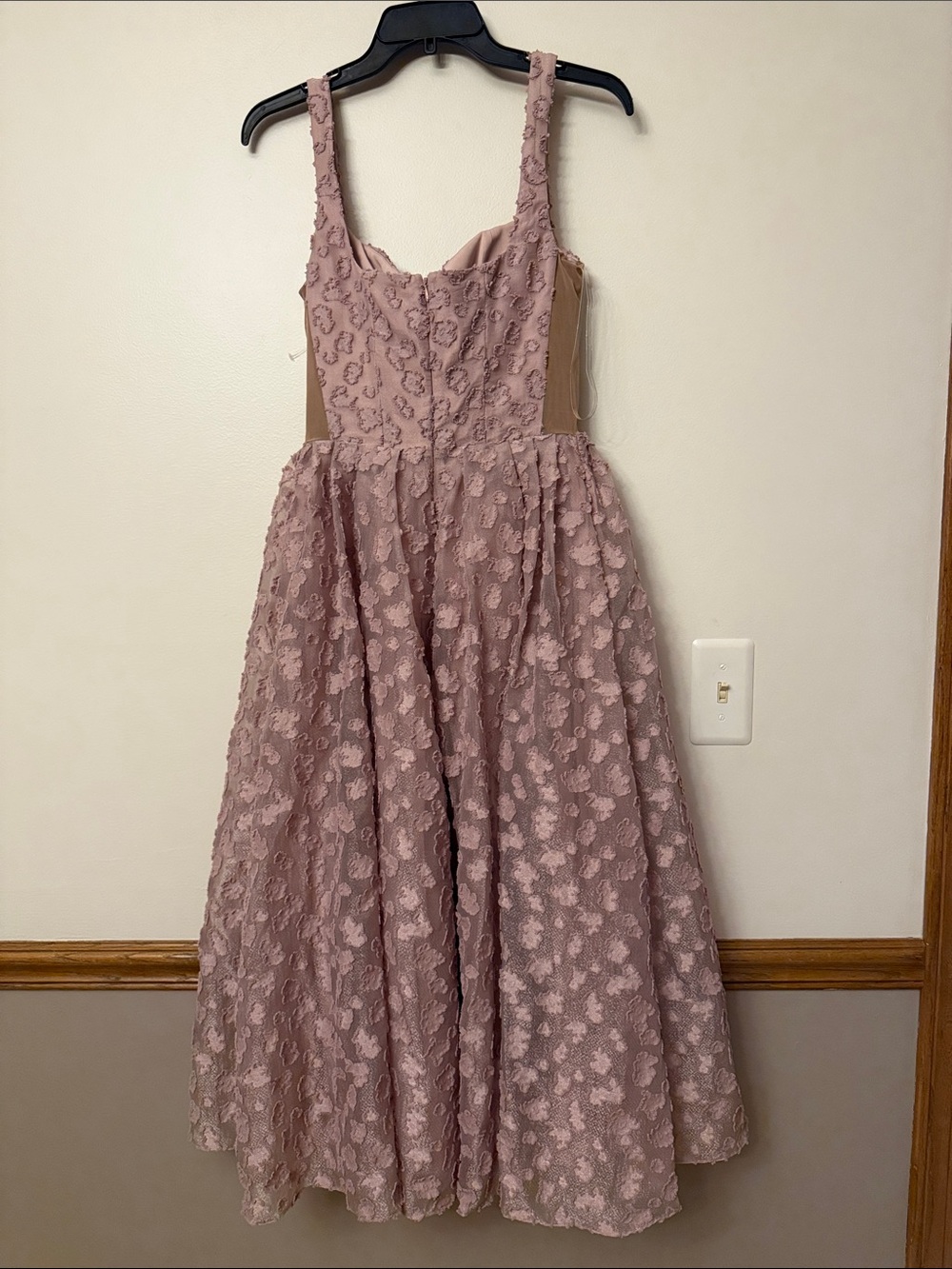 House of CB French rose jacquard midi dress - Picture 5 of 6